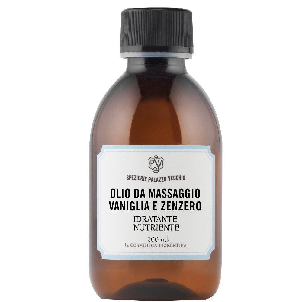 OLIO DA MASSAGGIO VANIGLIA E ZENZERO